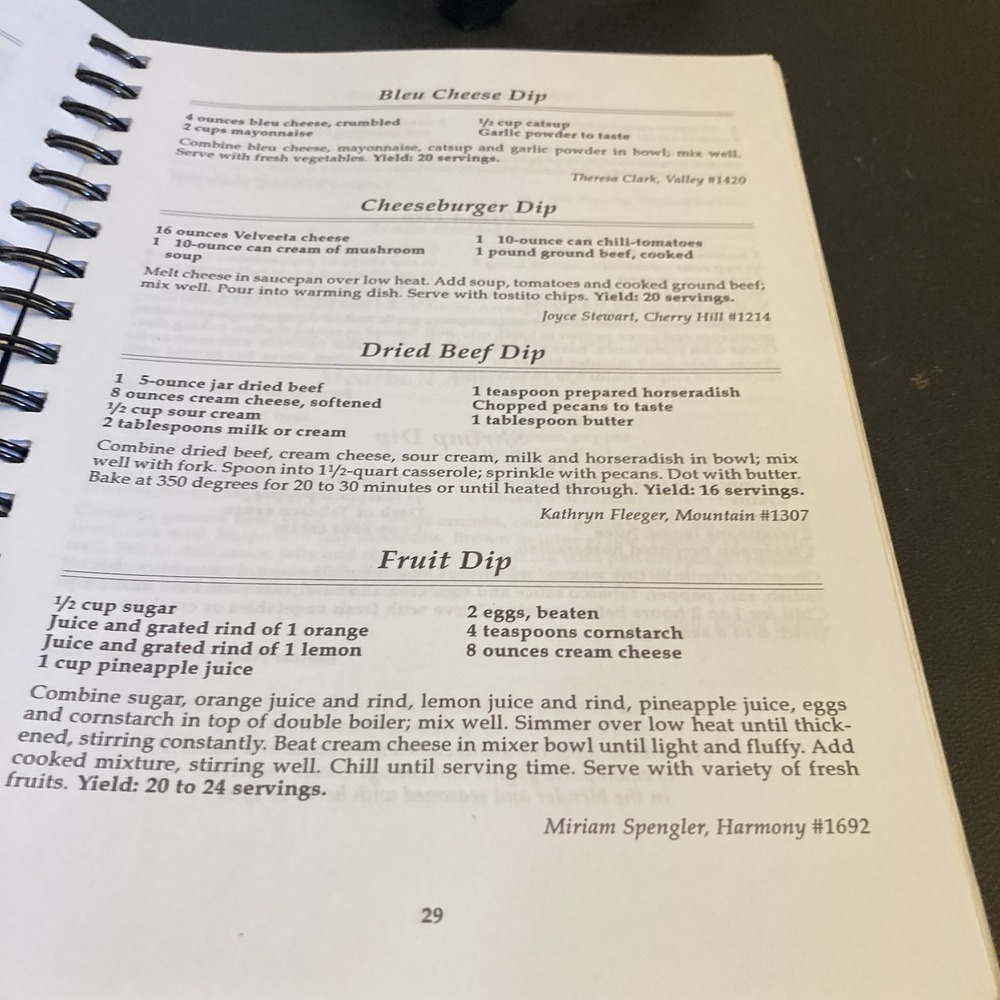 The Pennsylvania State Grange Cookbook - 2nd Printing 1992 Vtg Spiral Recipe HTF - Picture 3 of 6